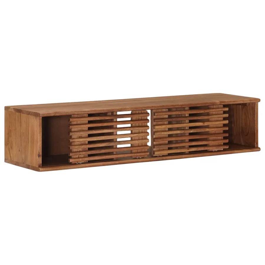 Meuble TV avec stockage avec porte Naturel 105 x 30 x 22,5 cm - 4