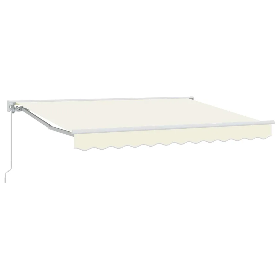 Auvent rétractable manuel Crème 3 x 2,5 m - 2