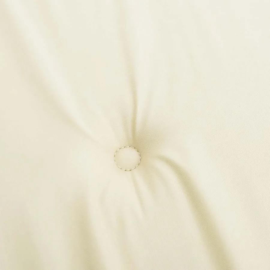 Coussin de banc de jardin crème 150x50x3 cm tissu oxford - 5