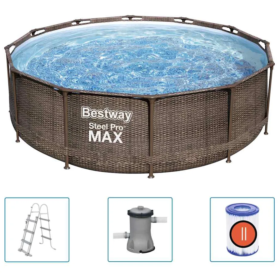 Bestway Ensemble de piscine Steel Pro MAX Deluxe Series 366x100 cm - 2