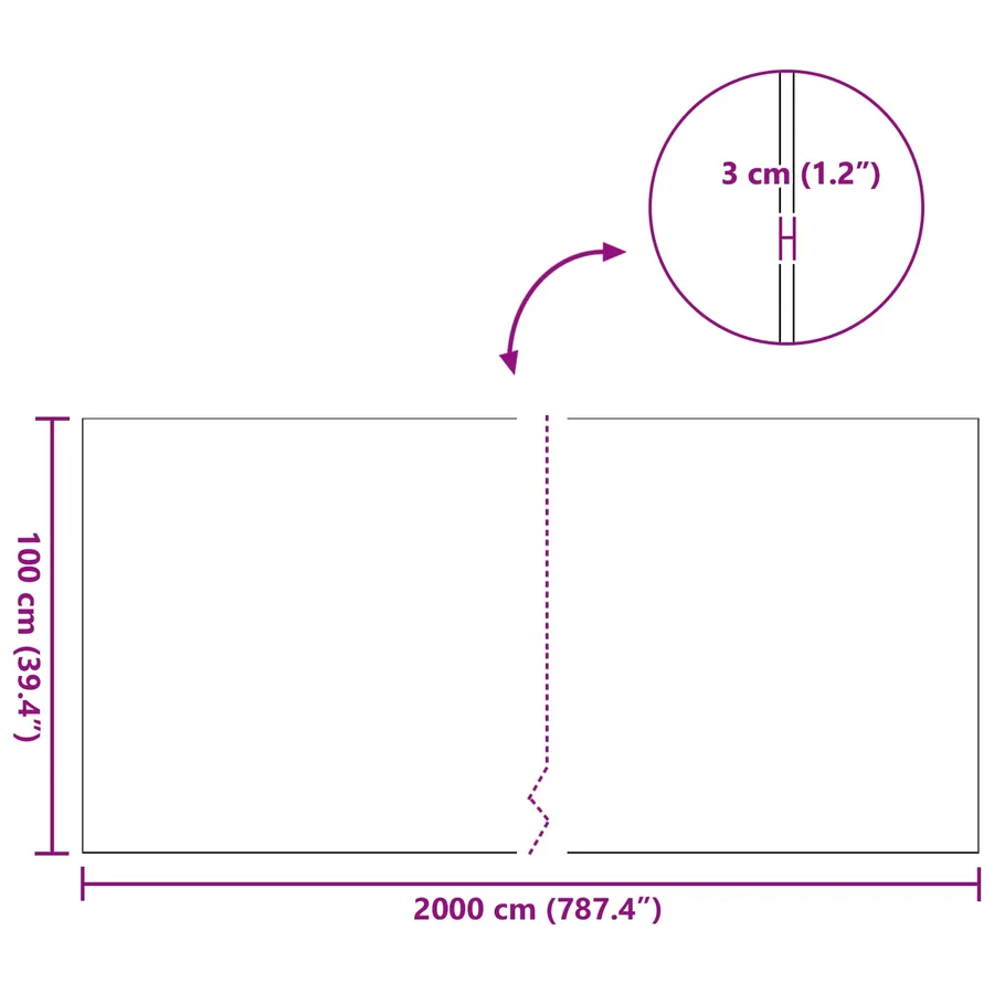 Gazon artificiel PP & PE - 8
