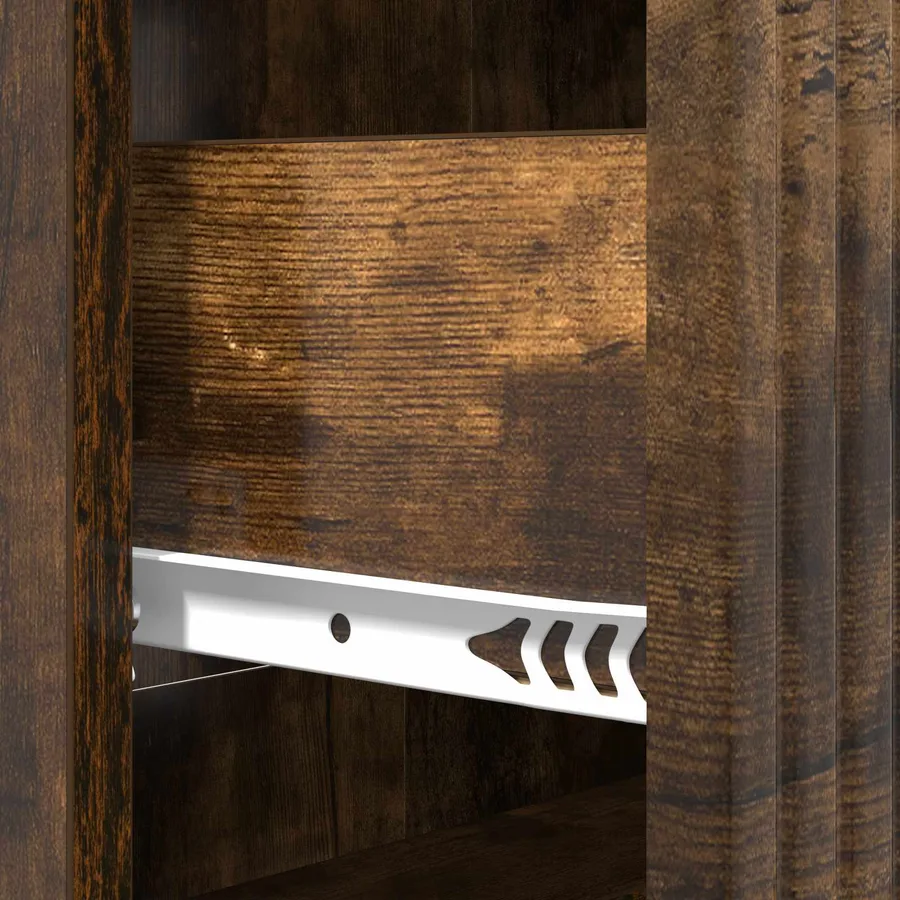 Armoire à tiroirs Chêne fumé 66 x 34,5 x 89,5 cm - 10