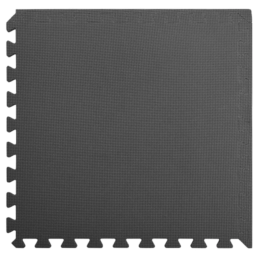 Tapis de sol de piscine 12 pcs Noir 4,32 ㎡ Mousse EVA - 4