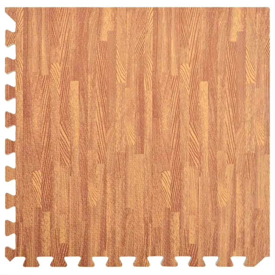 Tapis de sol de piscine 24 pcs bois 8,64 ㎡ Mousse EVA - 4