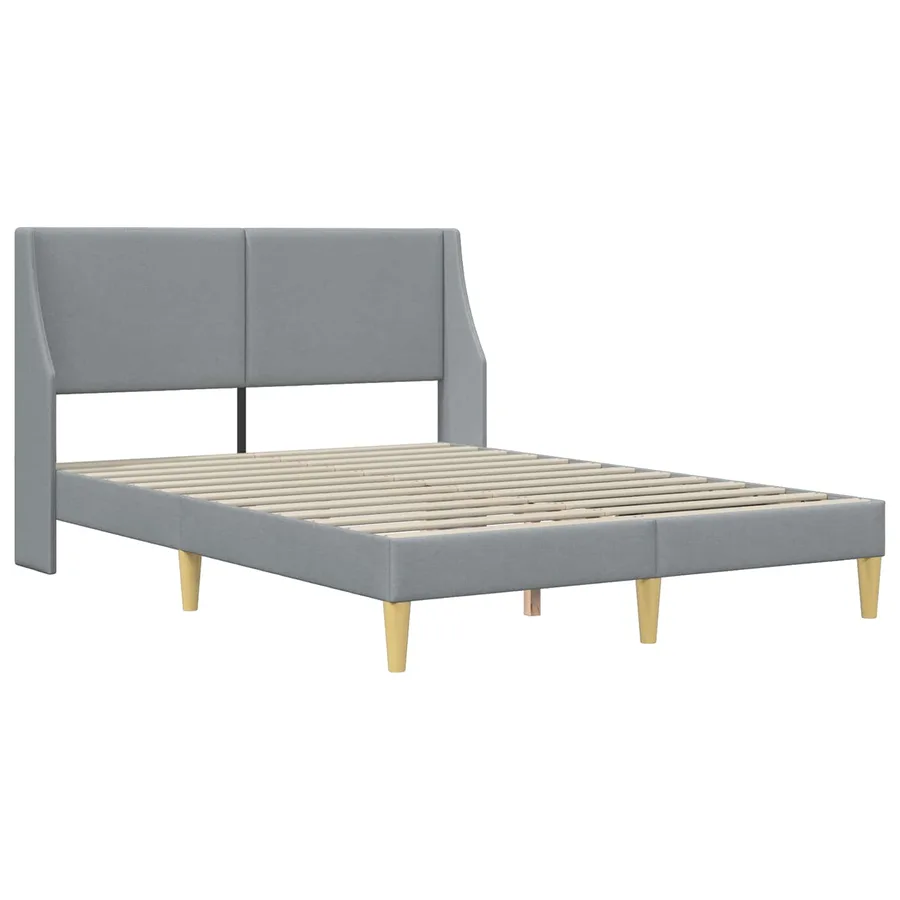 Cadre de lit avec matelas avec tête de lit Polyester - 4
