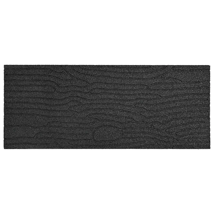 Pierre de marchage 6 pcs Noir 60,5 x 25 x 2 cm Caoutchouc - 6