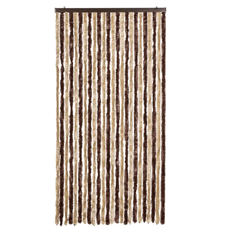 Moustiquaire Beige et marron clair 100x220 cm Chenille - 3