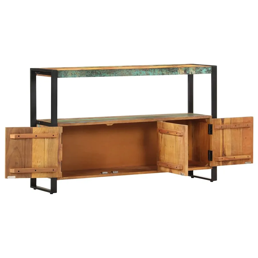 Buffet 120x30x75 cm Bois de récupération solide - 4