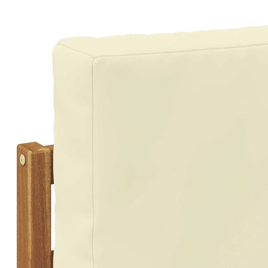 Ensemble de canapés d'extérieur 7 pcs Naturel et Crème - 6