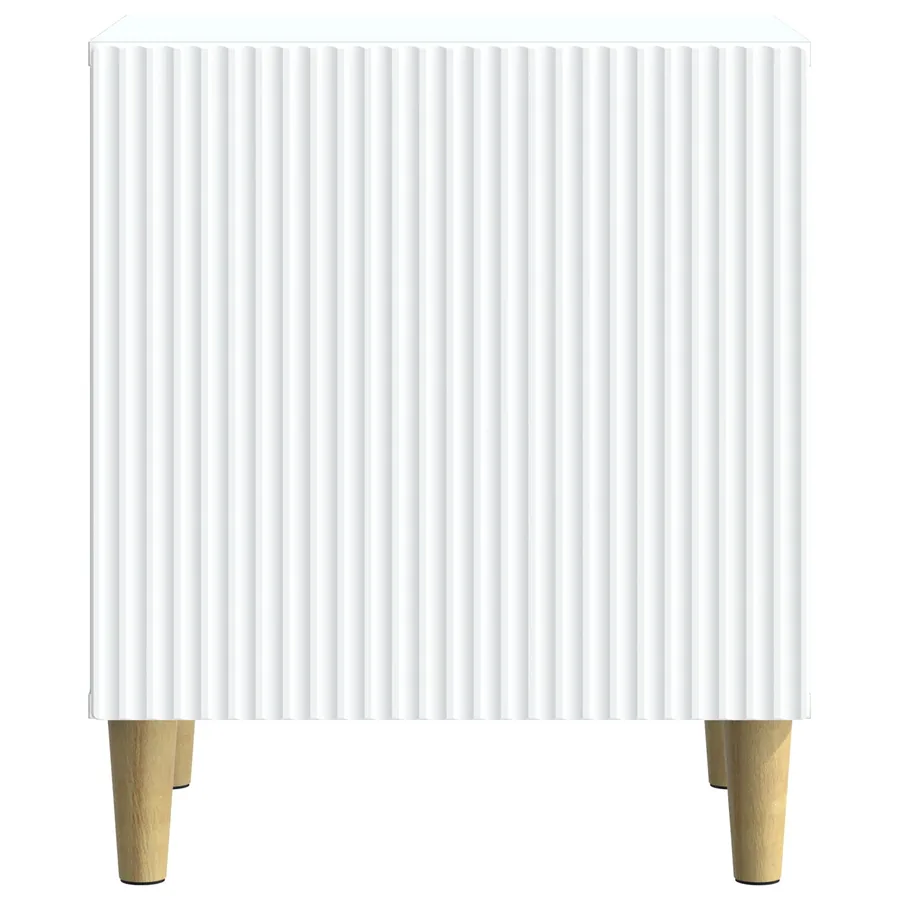 Cabinet de chevet 2 pcs Blanc 43 x 34,5 x 50 cm - 7