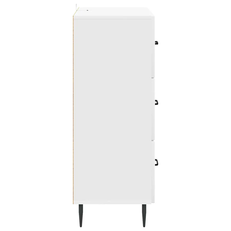 Armoire à tiroirs Blanc 66 x 34,5 x 89,5 cm Bois d'ingénierie - 7