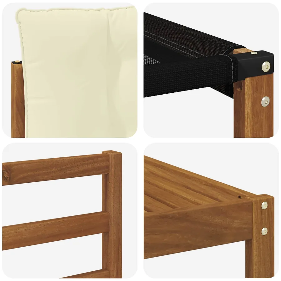 Ensemble de canapés d'extérieur 7 pcs Naturel et Crème - 7