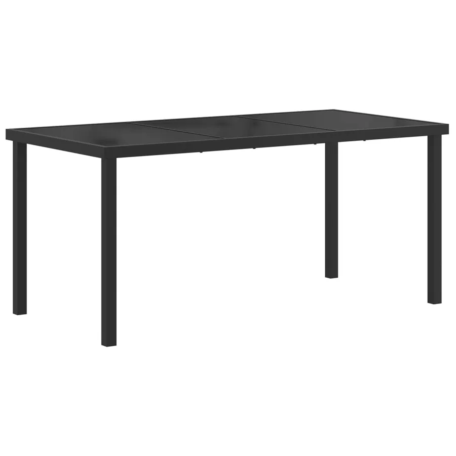 Ensemble de meubles d'extérieur 7 pcs Noir et anthracite - 5