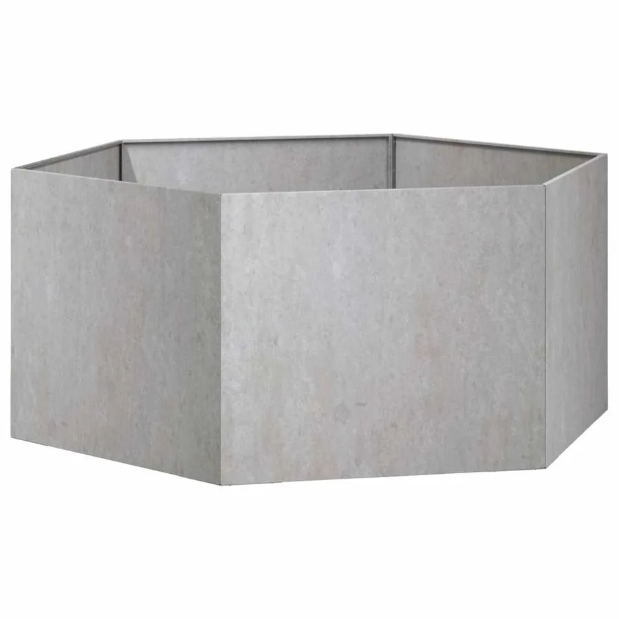 Jardinière Rouillé 90x90x45 cm Acier corten - 4