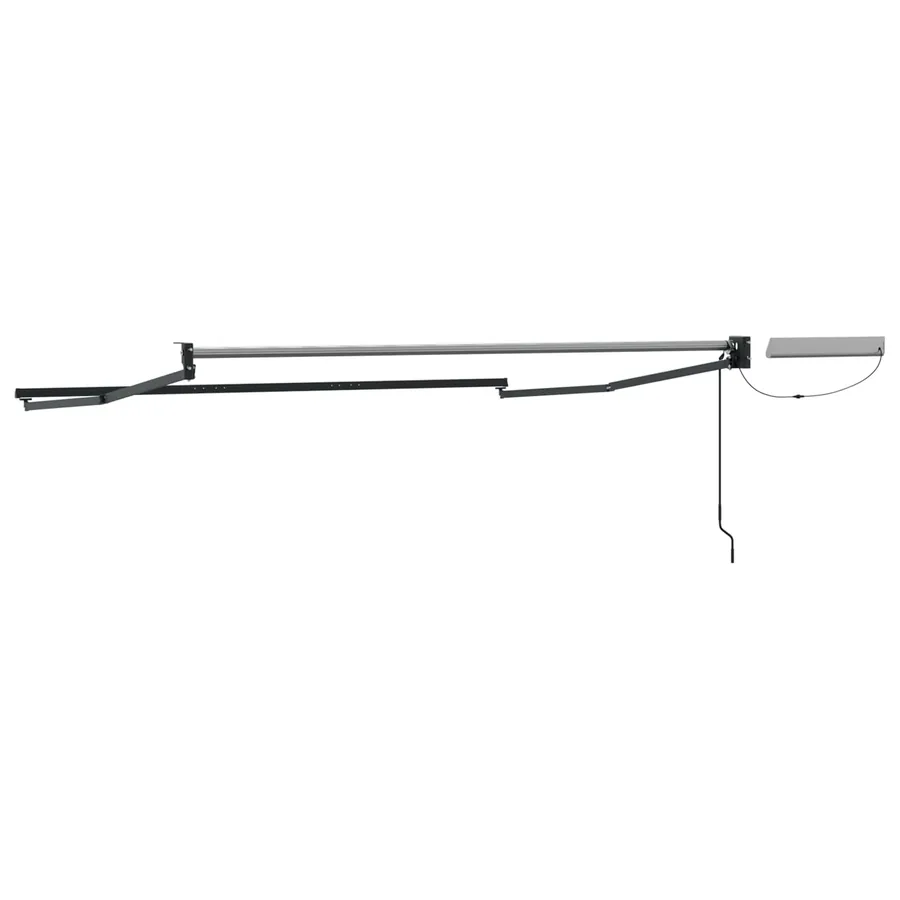 Cadre de store rétractable électrique Anthracite 3 x 2 m Acier - 5