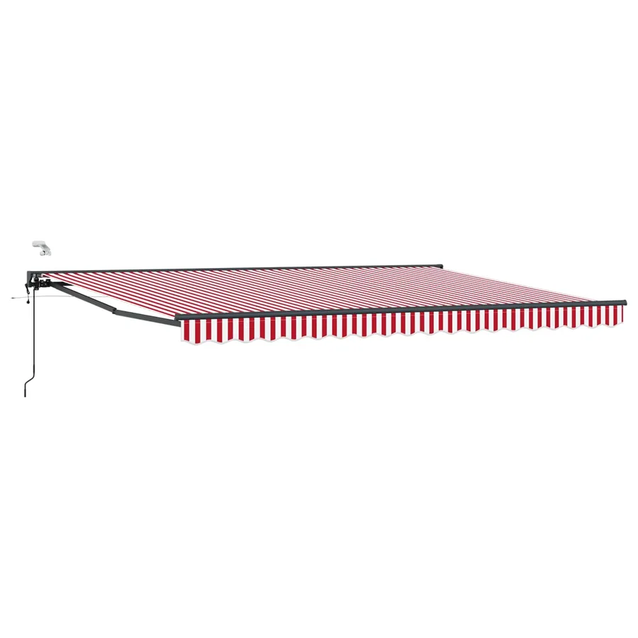 Auvent rétractable électrique Rouge, Blanc, Anthracite 4 x 2 m - 2