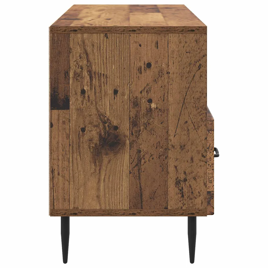 Meuble TV Bois ancien 102 x 34,5 x 50 cm Bois d'ingénierie - 7