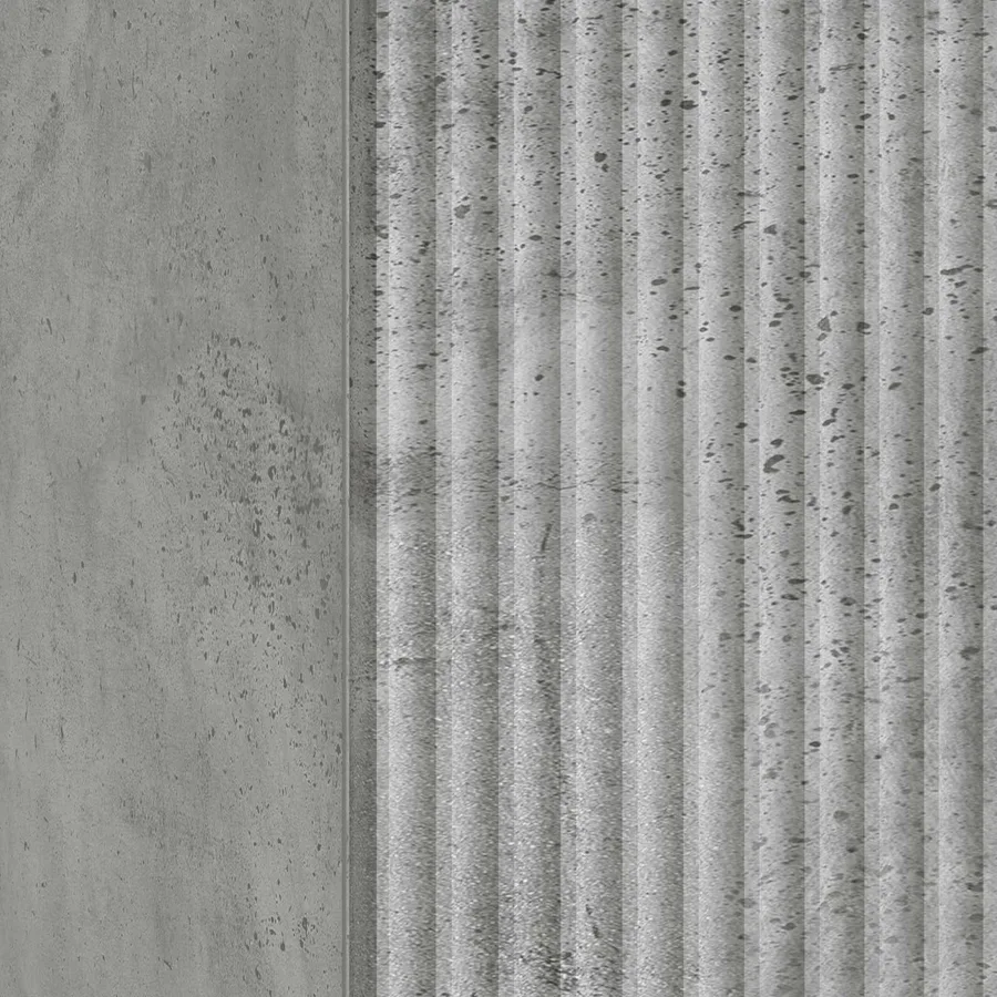 Cabinet de chevet 2 pcs Gris béton 43 x 34,5 x 50 cm - 10