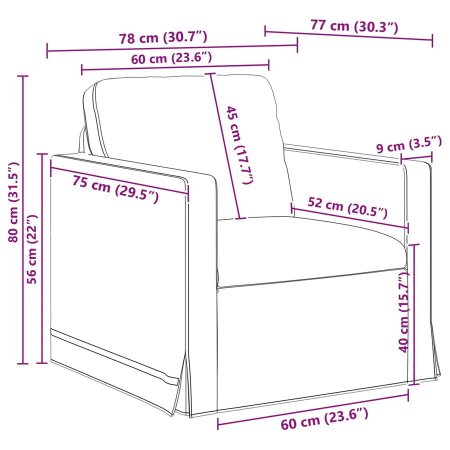 Ensemble de Canapés 2 pcs Rose 198 x 78 x 80 cm Velours - 9