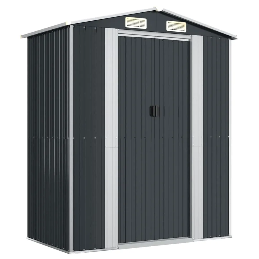 Abri de jardin Anthracite 192x108x223 cm Métal galvanisé - 2