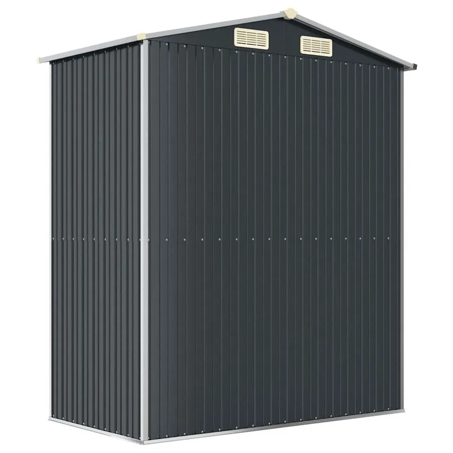 Abri de jardin Anthracite 192x108x223 cm Métal galvanisé - 6