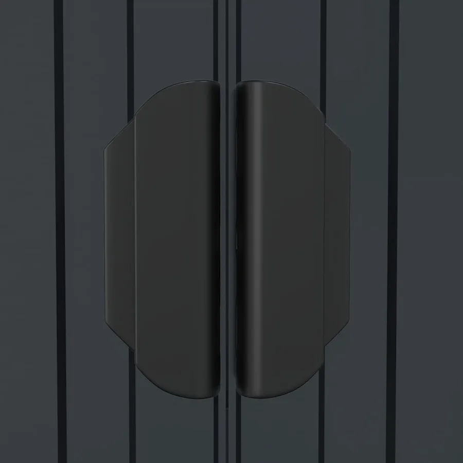 Abri de jardin Anthracite 192x108x223 cm Métal galvanisé - 7
