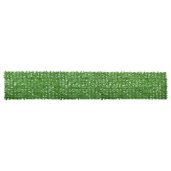 Écran de balcon avec feuilles vert 600x100 cm