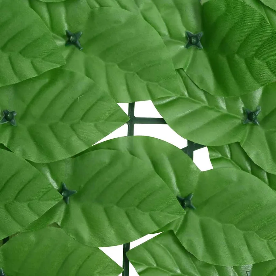 Écran de balcon avec feuilles vert 600x100 cm - 5
