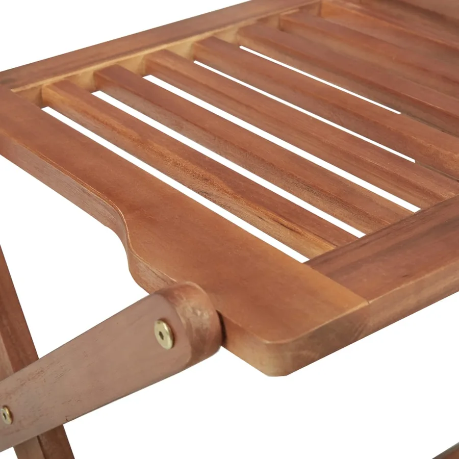 Chaises pliables d'extérieur lot de 6 Bois d'acacia solide - 6