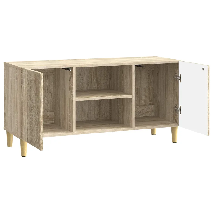 Meuble TV Chêne Sonoma 102 x 34,5 x 50 cm Bois d'ingénierie - 5