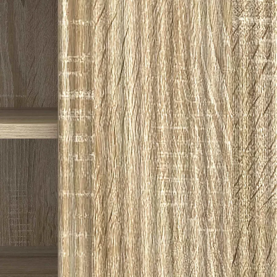 Meuble TV Chêne Sonoma 102 x 34,5 x 50 cm Bois d'ingénierie - 8