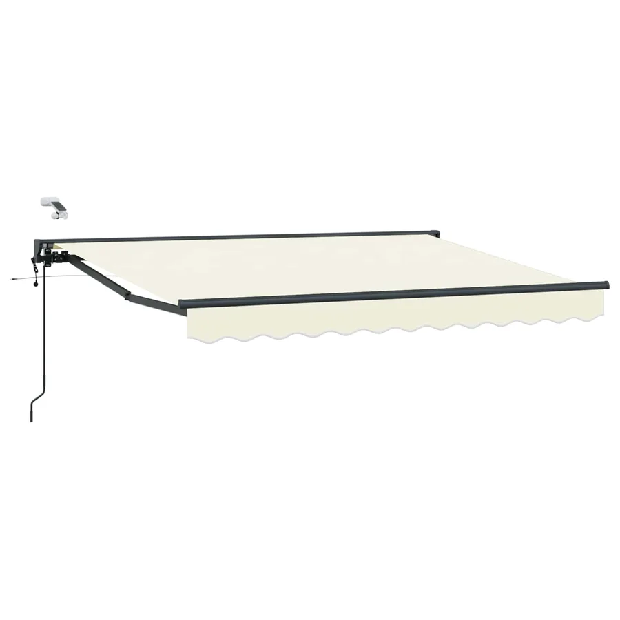 Auvent rétractable électrique Crème et Anthracite 3,5 x 2 m - 2