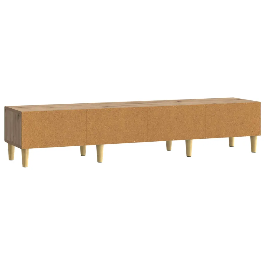Meuble TV 147 x 34,5 x 30 cm Chêne artisanal Bois d'ingénierie - 7