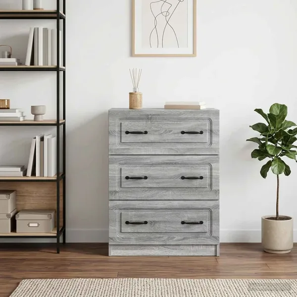 Armoire à tiroirs Sonoma gris 66 x 34,5 x 87 cm