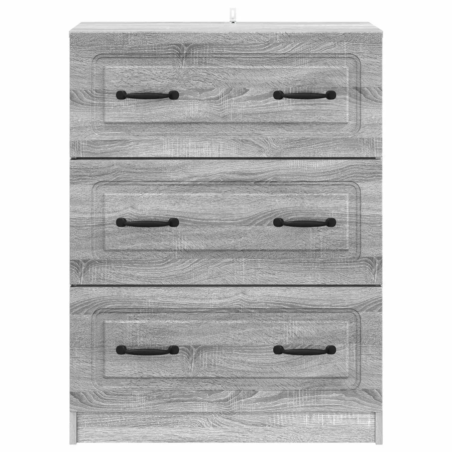 Armoire à tiroirs Sonoma gris 66 x 34,5 x 87 cm - 6