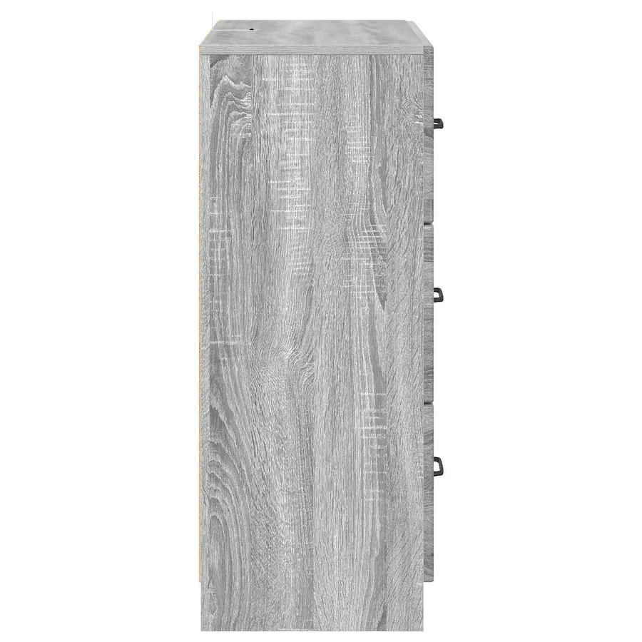 Armoire à tiroirs Sonoma gris 66 x 34,5 x 87 cm - 7