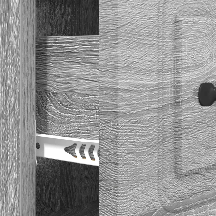 Armoire à tiroirs Sonoma gris 66 x 34,5 x 87 cm - 8