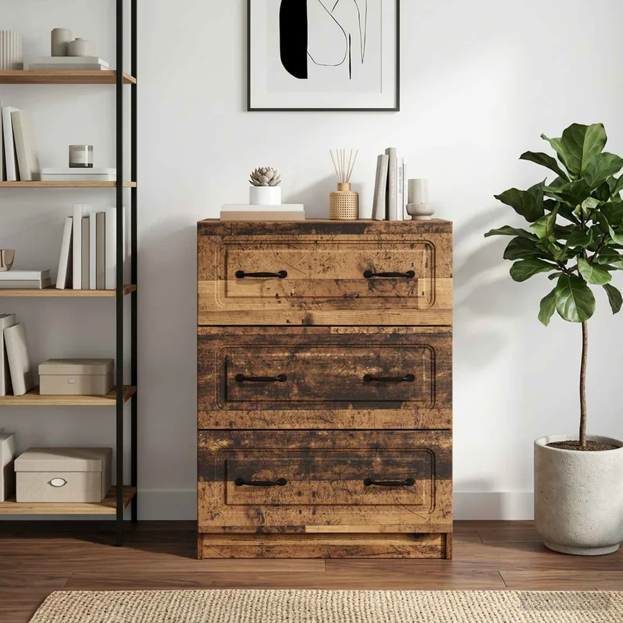Armoire à tiroirs Bois ancien 66 x 34,5 x 87 cm
