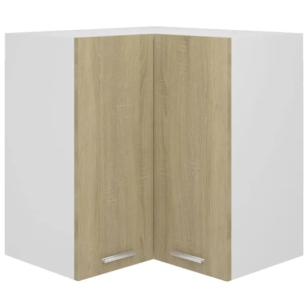 Armoire d'angle suspendue "Lyon" Chêne Sonoma 57 x 57 x 60 cm Bois d'ingénierie