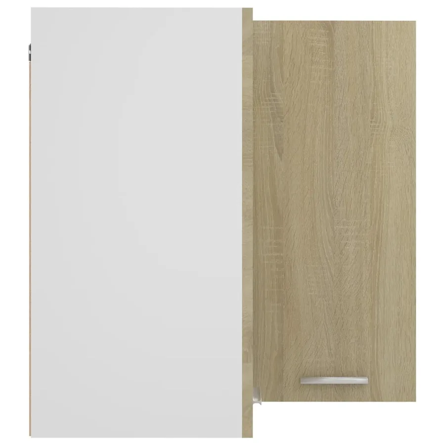 Armoire d'angle suspendue "Lyon" Chêne Sonoma 57 x 57 x 60 cm Bois d'ingénierie - 6