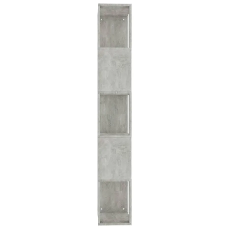 Bibliothèque/Séparateur de pièce Gris béton Bois d’ingénierie - 6