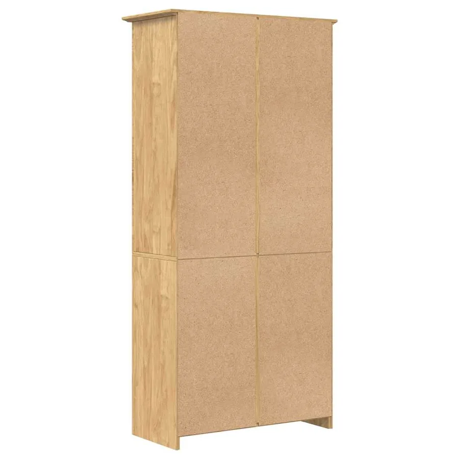 Bibliothèque BODO Marron miel 82 x 40 x 173 cm - 6