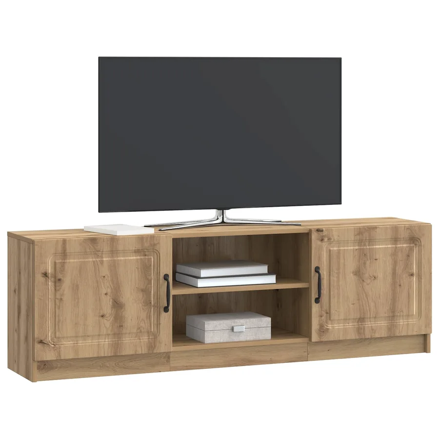 Meuble TV 150 x 31 x 47 cm Chêne artisanal Bois d'ingénierie - 3