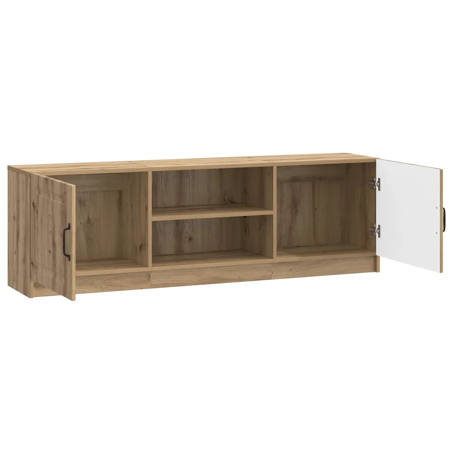 Meuble TV 150 x 31 x 47 cm Chêne artisanal Bois d'ingénierie - 5