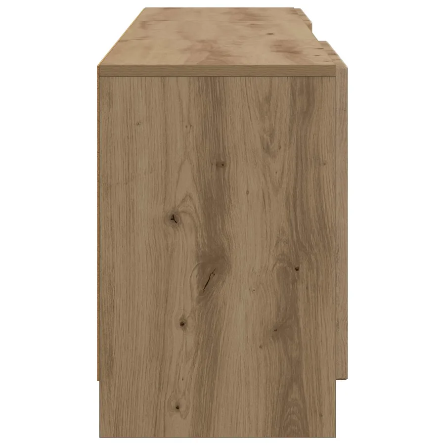 Meuble TV 150 x 31 x 47 cm Chêne artisanal Bois d'ingénierie - 7