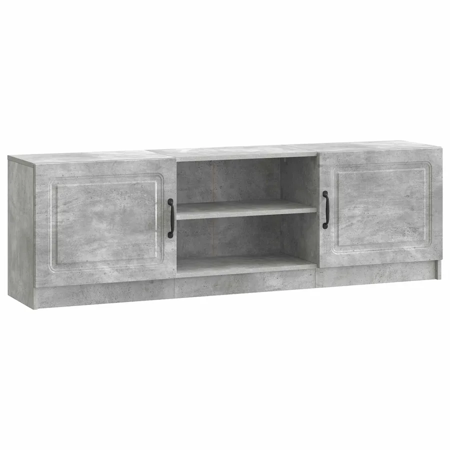 Meuble TV Gris béton 150 x 31 x 47 cm Bois d'ingénierie - 2