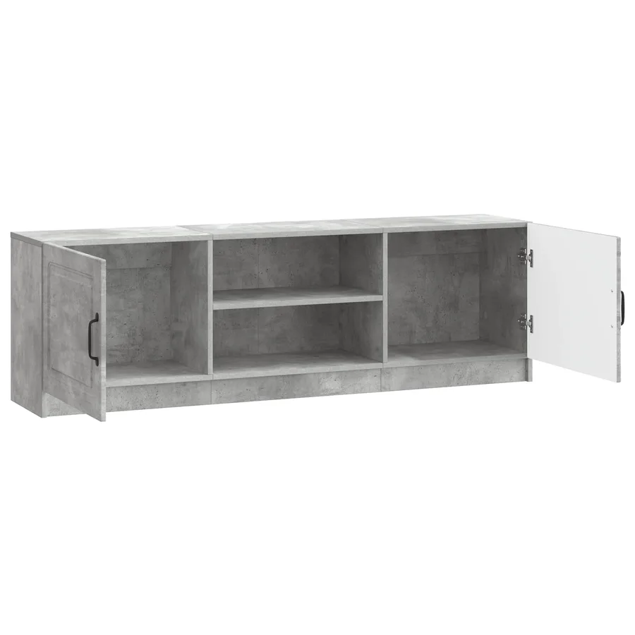 Meuble TV Gris béton 150 x 31 x 47 cm Bois d'ingénierie - 5