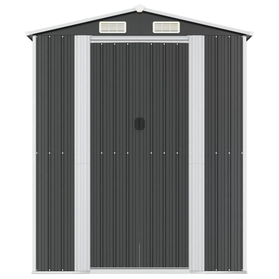 Abri de jardin Anthracite 192x274x223 cm Acier galvanisé - 3