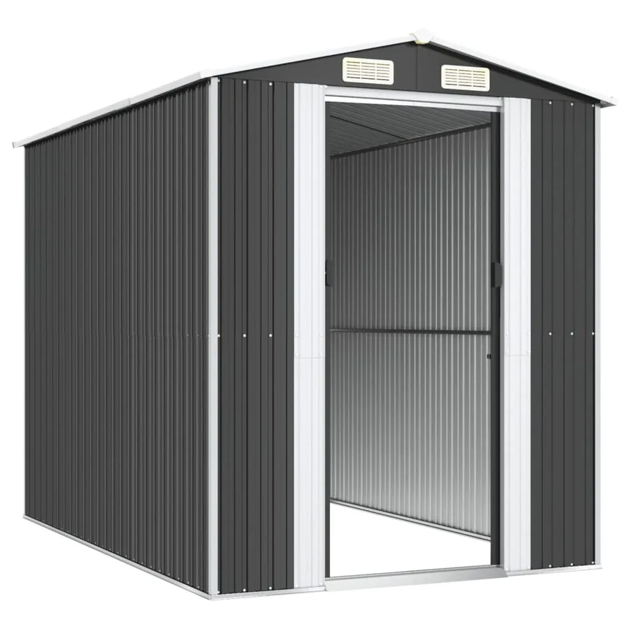 Abri de jardin Anthracite 192x274x223 cm Acier galvanisé - 4