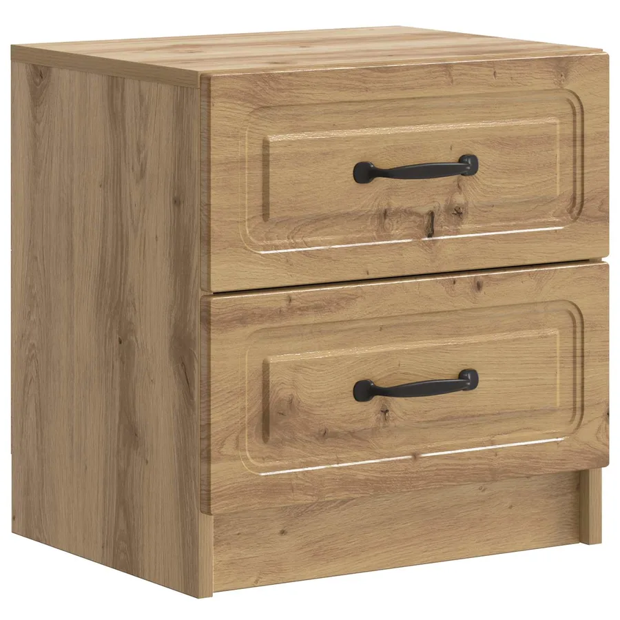 Cabinet de chevet Chêne artisanal 43 x 34,5 x 44,5 cm - 2